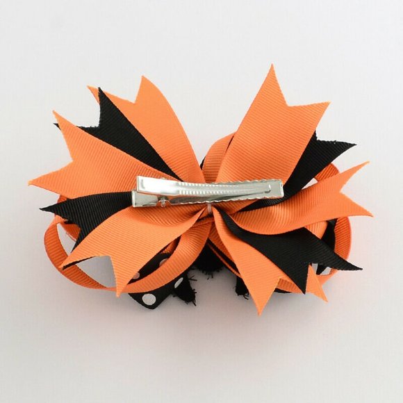 Halloween Hair Bows for Girls Halloween Gift for Daughter 6 Styles (10 of each) - Picture 10 of 12